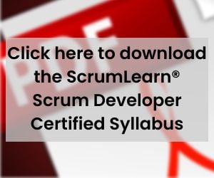 Le Syllabus pour la certification ScrumLearn Scrum Product Owner Certified est disponible ici